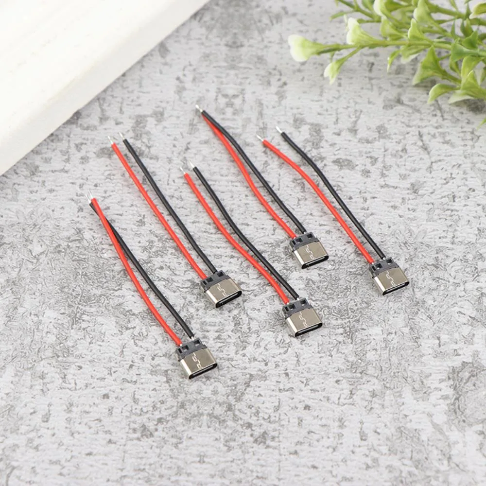 Ruth's sister Ruth's sister Type-C 2-pin soldered female base with wire internal power cable — product photo