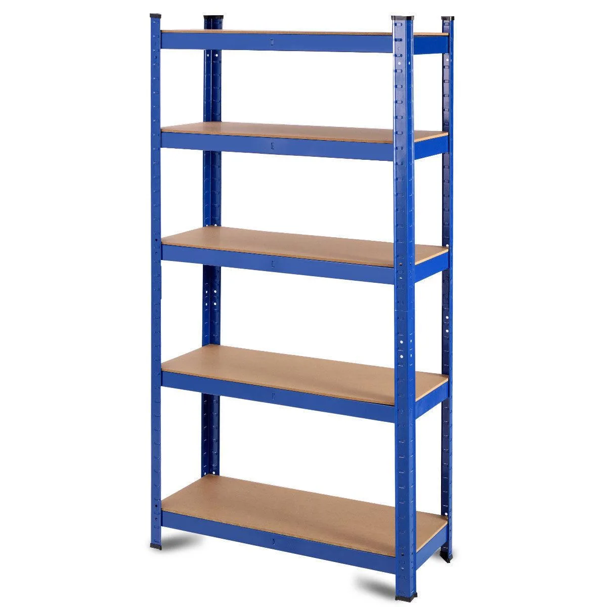 Costway Costway Adjustable 30"×12"×59" 5-Level Blue Shelving 400 lbs Shelf — product photo