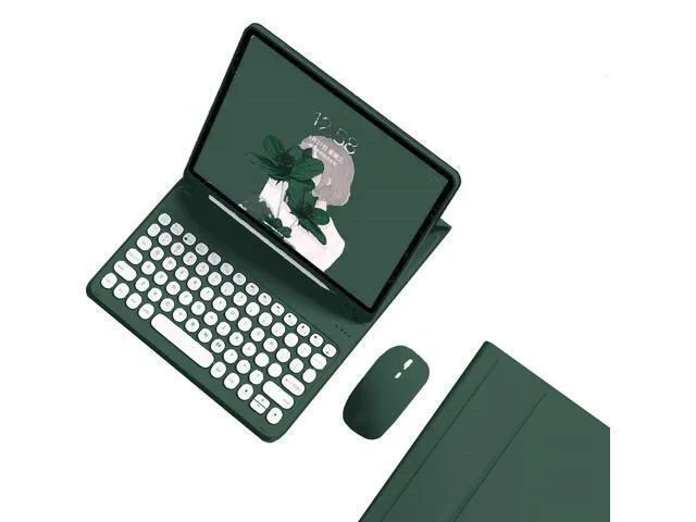 LORDWORLD LORDWORLD Keyboard Case with Mouse Galaxy Tab A7 10.4 inch Dark Green — product photo