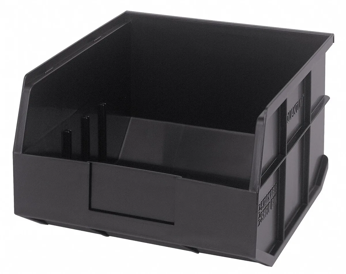 Quantum Storage Systems Quantum Storage Systems SSB425BK Shelf Storage Bin, Black, 7 in — product photo