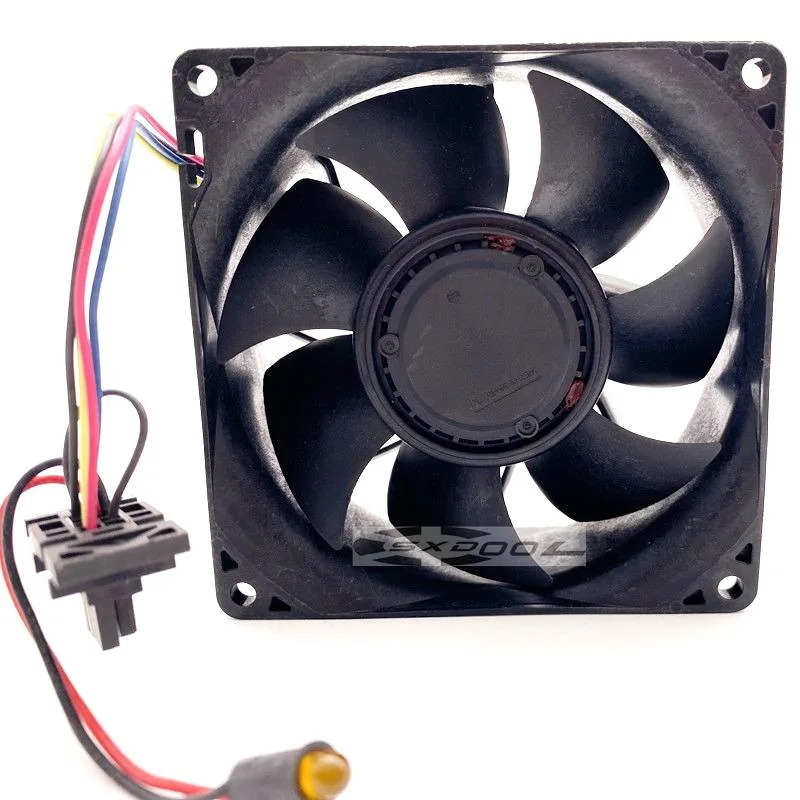SXDOOL SXDOOL V92E12BUA7-57 12V 3.24A 9cm 9238 4-wire case fan — product photo
