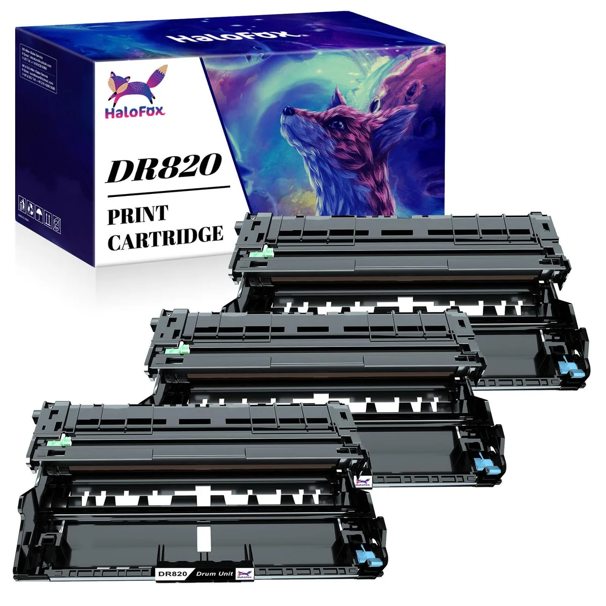 V4ink V4ink DR820 drum unit 3-pack black toner cartridge — product photo