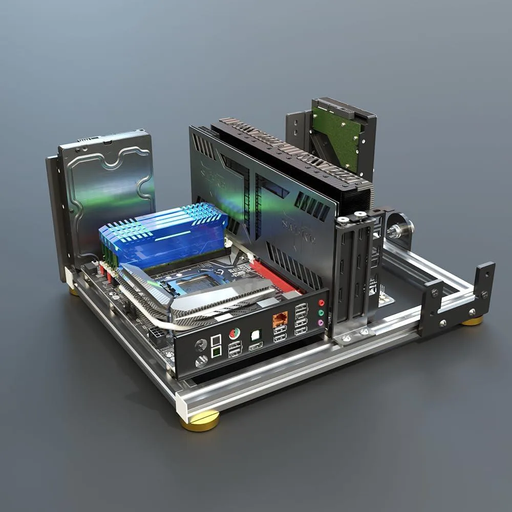 myVolts myVolts Open Test Bench 38x42 cm EATX ATX MATX ITX Wireless 433 MHz — product photo