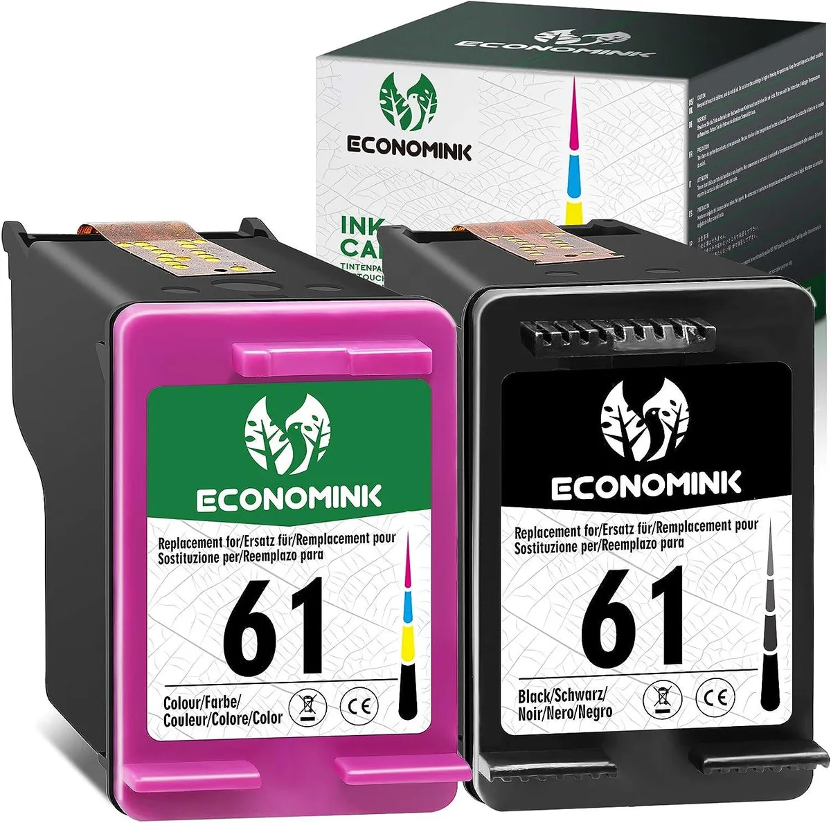 NuoTo NuoTo 61 Black and Tri-Colour Ink Cartridge Combo Pack — product photo