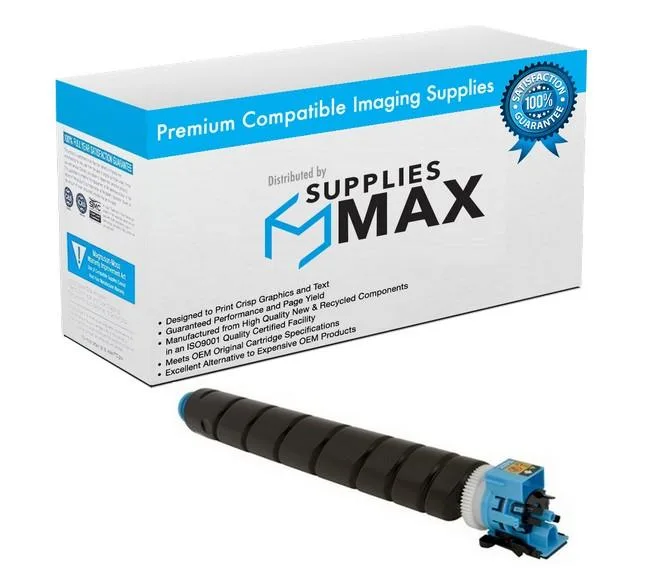 SuppliesMax SuppliesMax Cyan Toner Cartridge TK-8339C 15000 Pages — product photo
