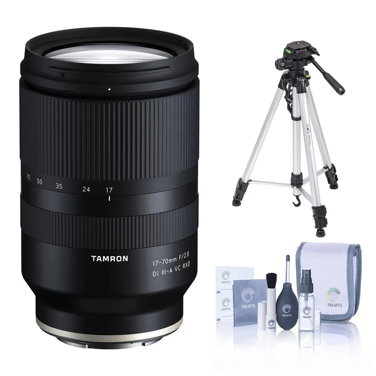 Tamron Tamron B070 17-70mm f/2.8 Sony E camera lens — product photo
