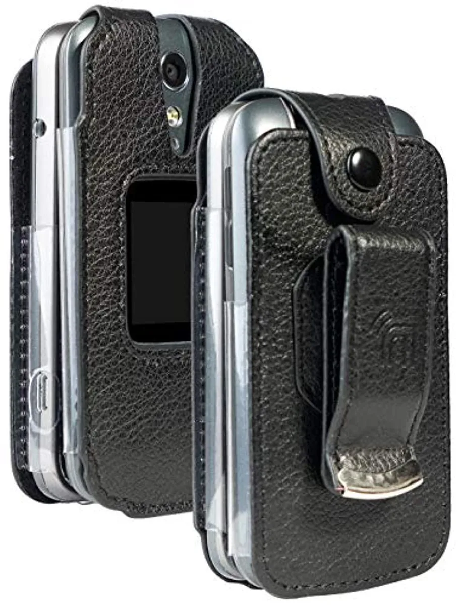 Nakedcellphone Nakedcellphone Fitted Case with Metal Belt Clip for Jitterbug Flip 2 (4053) — product photo