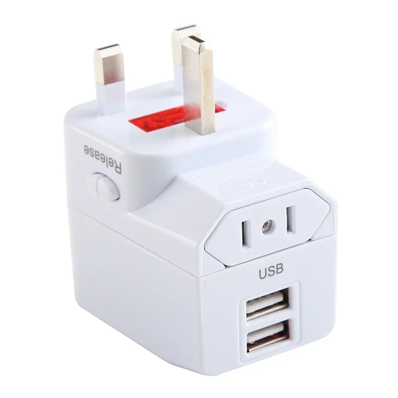 TeKit TeKit NTRAC0584 Universal Travel Adapter with Dual USB — product photo