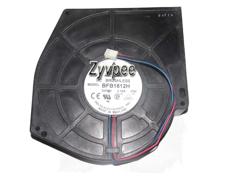 Zyvpee Zyvpee BFB1612H 160mm 38mm 12V 2.15A 3-pin blower case fan — product photo