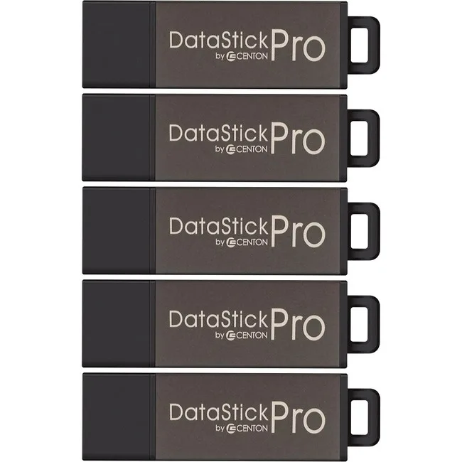 Centon Centon DataStick Pro Grey 16 GB USB 2.0 5-pack — product photo