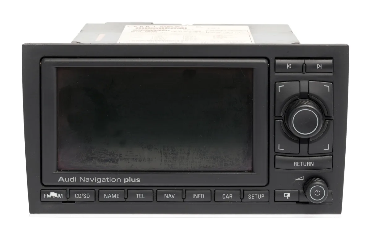 1 Factory Radio 1 Factory Radio 8E0035192J Receiver 2006-2009 Audi A4 S4 AM FM Navigation CD — product photo