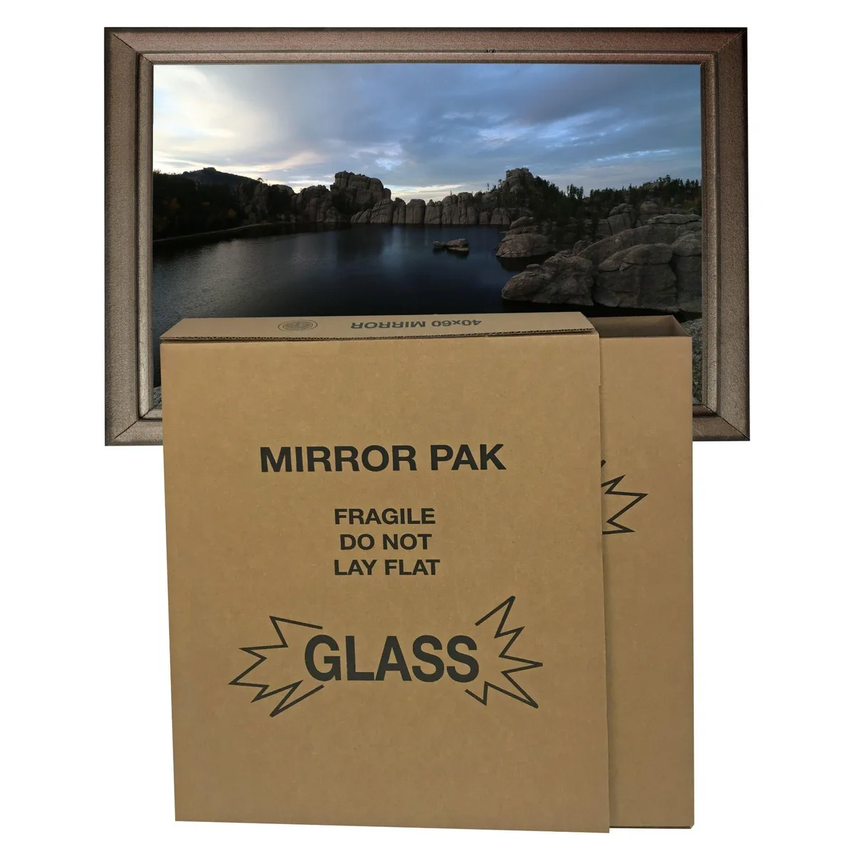UBMOVE UBMOVE Mirror &amp; Picture Boxes 5 Sets Adjustable 30x40 — product photo