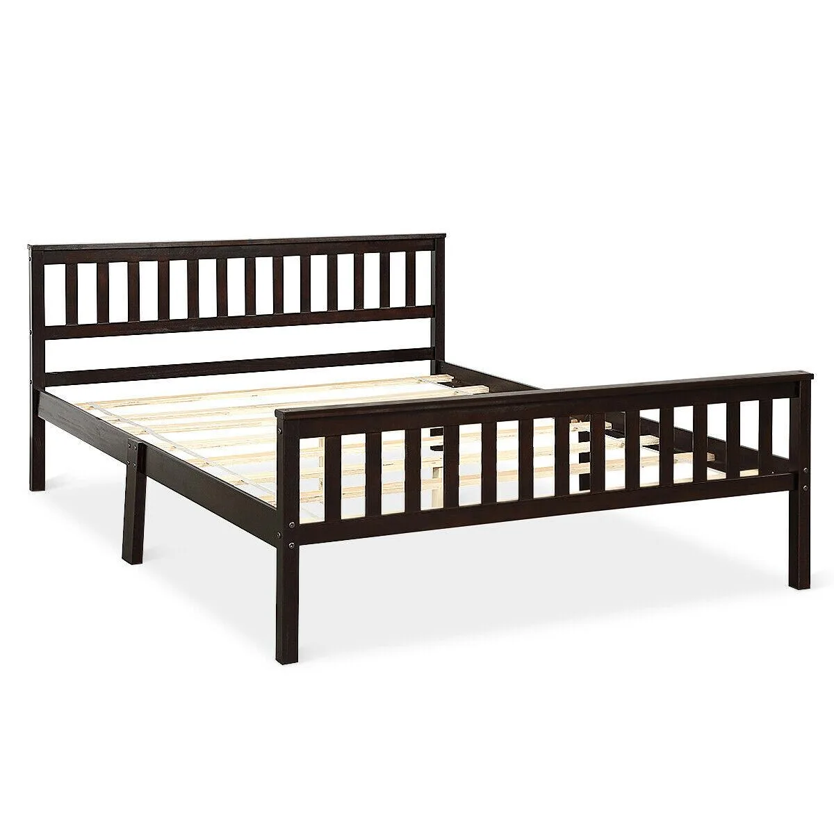 SlickBlue SlickBlue Wood Platform Bed Full Espresso 54x75in — product photo