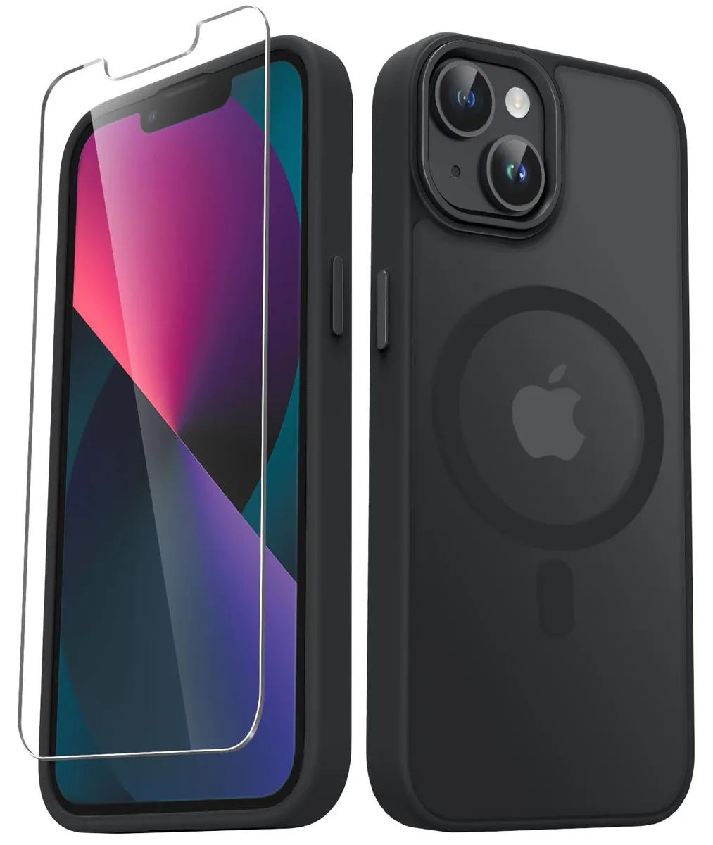 YENAPOON iPhone 14/13 6.1 inch Case Black — product photo