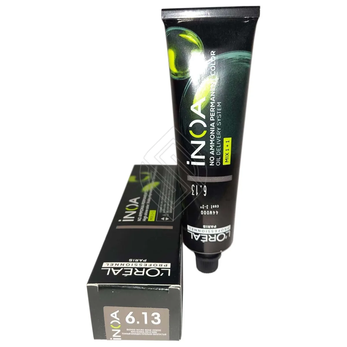 L'Oreal L'Oreal Inoa #6.13 Dark Ash Golden Blonde Hair Color 60g — product photo