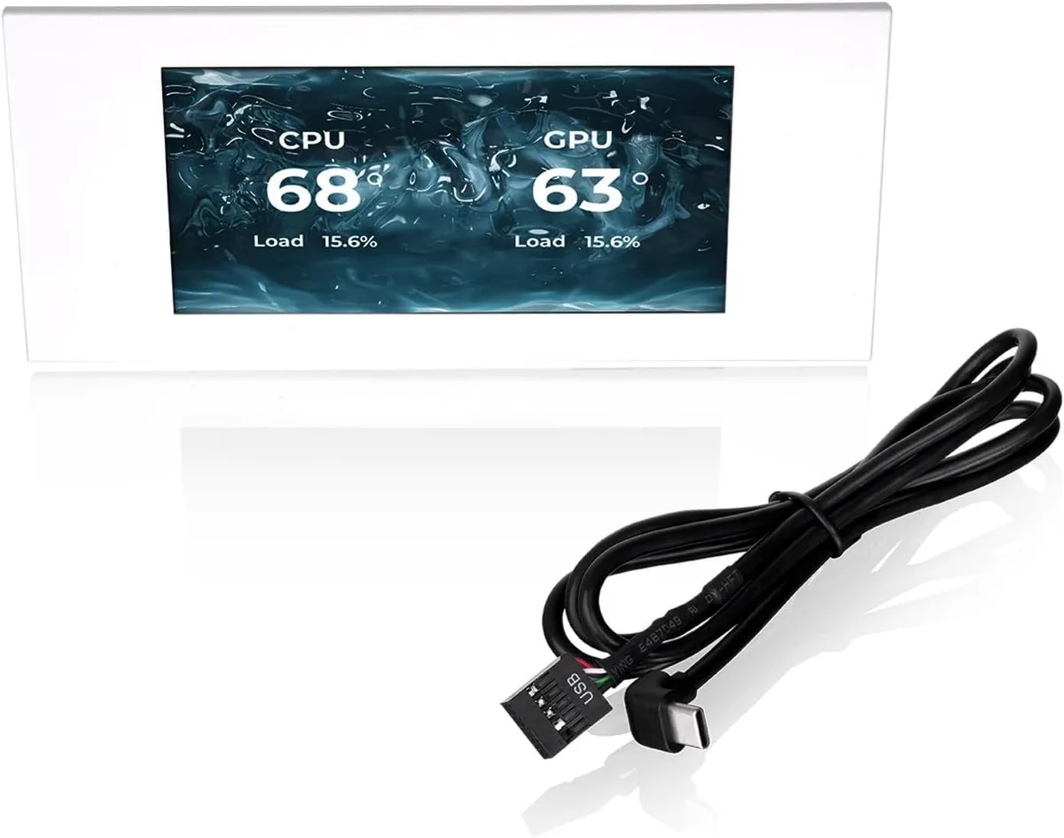 Thermaltake Thermaltake View 600 TG 6.0 Inch LCD Screen Panel Kit White — product photo