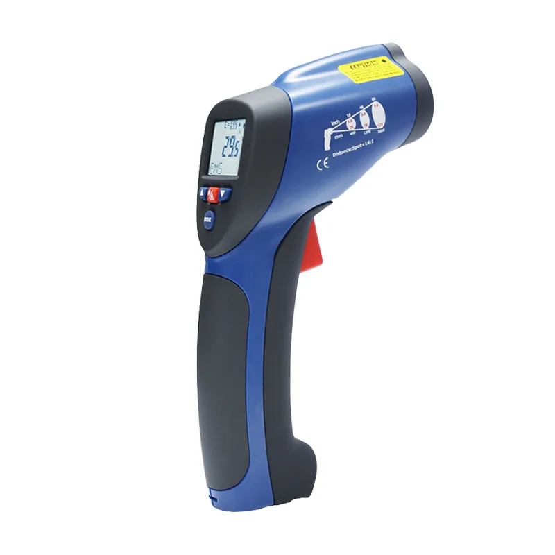 CEM CEM DT-8856H Non-contact Infrared Thermometer -50~1350°C 16:1 D:S 1999 digits electrician tool — product photo