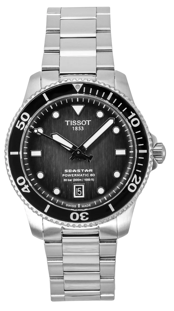 Tissot Tissot Seastar 1000 Powermatic 80 Grey Dial Automatic Diver's 300M Men's Watch — product photo