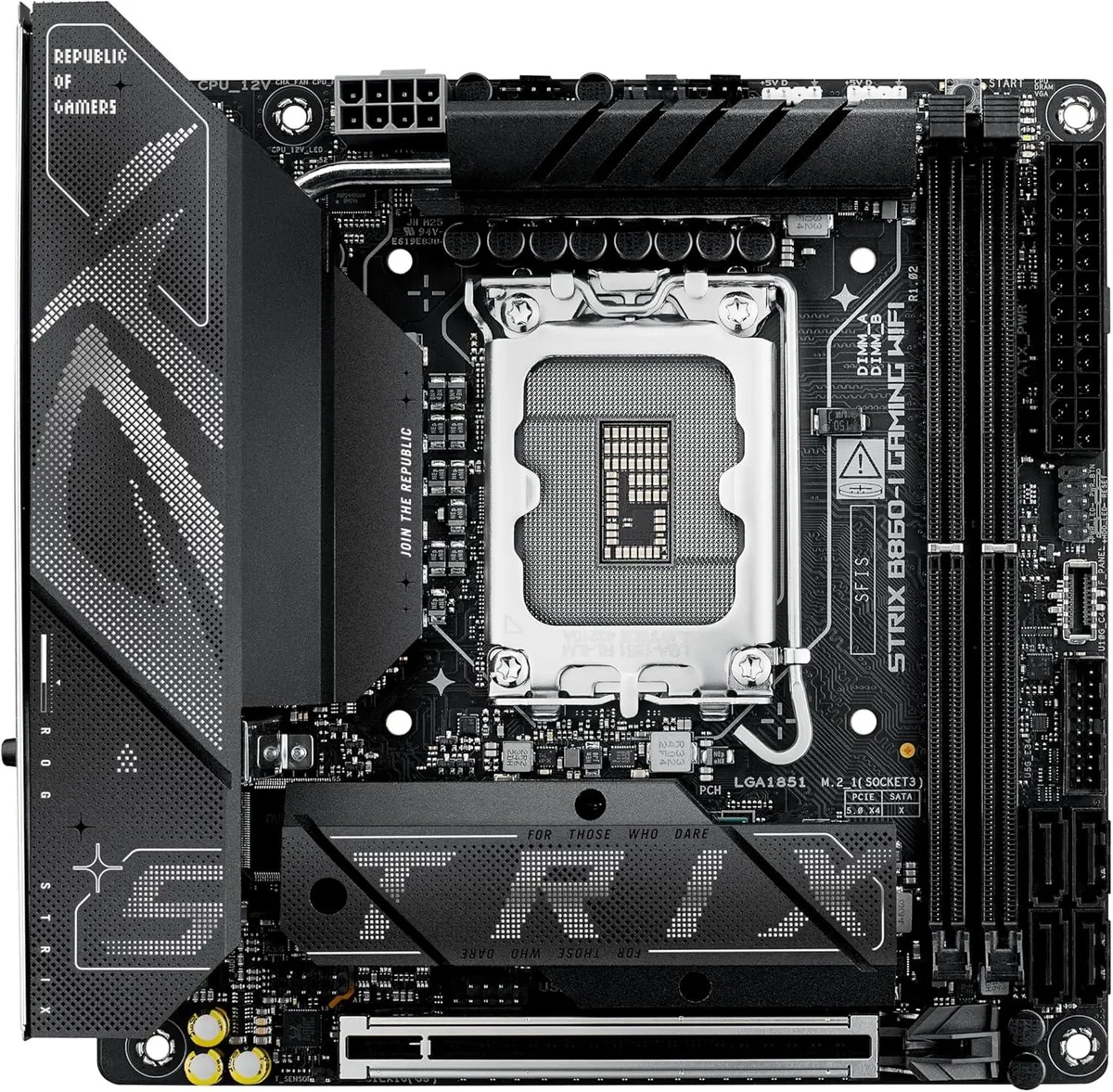 ASUS ASUS ROG STRIX B860-I Intel motherboard — product photo