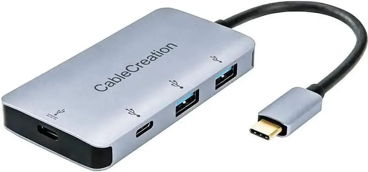 SMUGDESK SMUGDESK USB-C Multiport Hub Thunderbolt 3 Compatible Space Grey — product photo