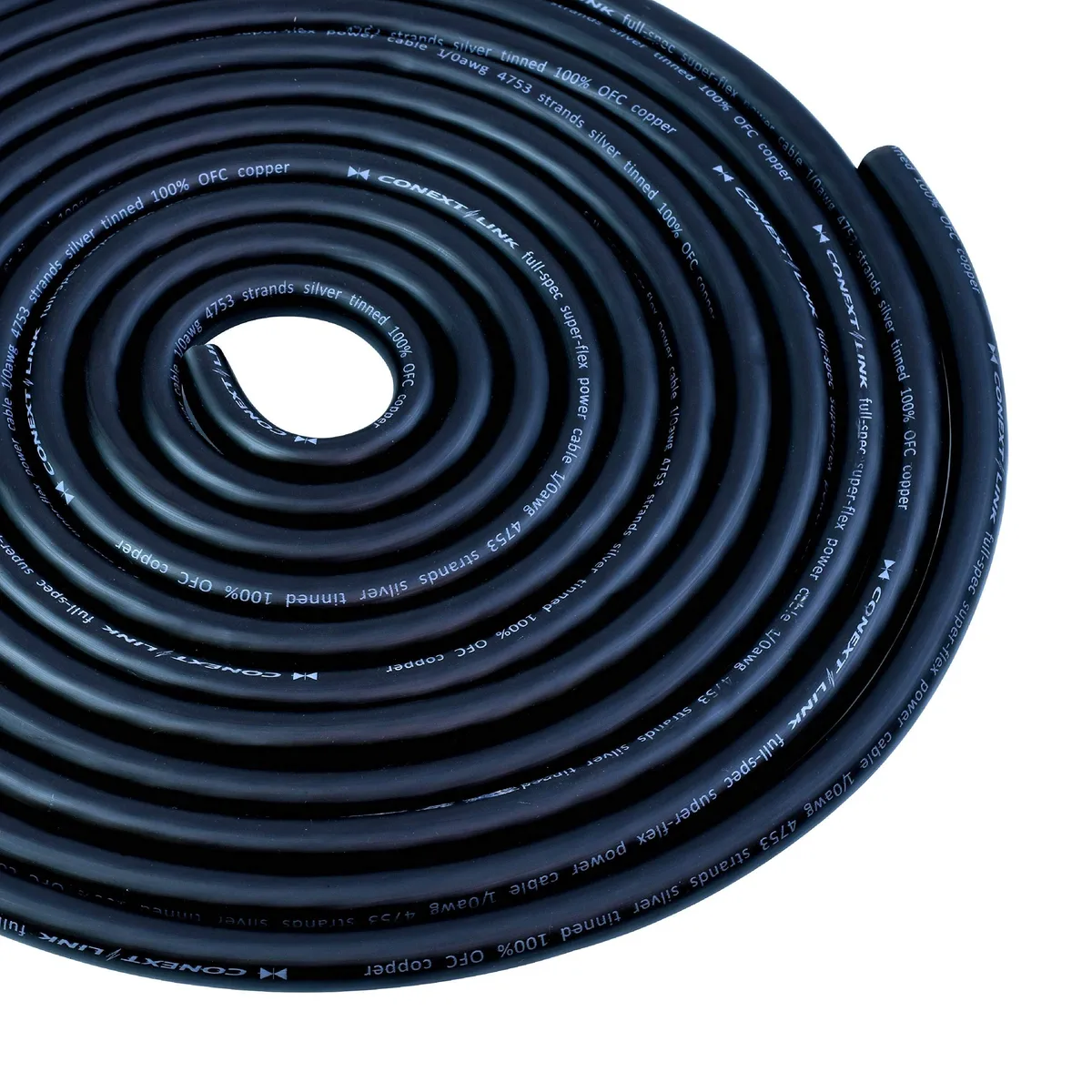 BESIGN BESIGN 2 in 1 Accessory 1/0 AWG 4753 Strand Frost Black 10030 — product photo