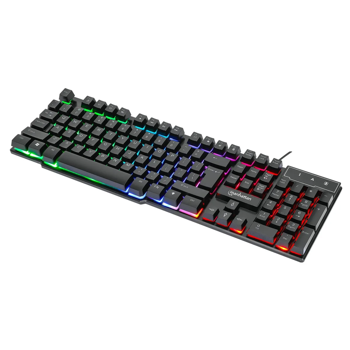  Philips Manhattan RGB LED Gaming Keyboard 180603 — product photo
