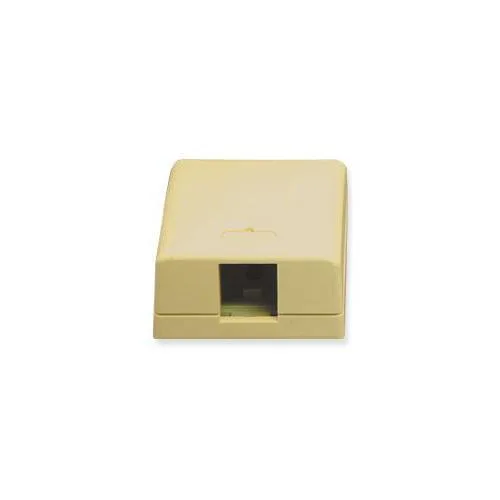 ICC ICC ICC-SURFACE-1IV 1-Port Surface Mount Box Ivory — product photo