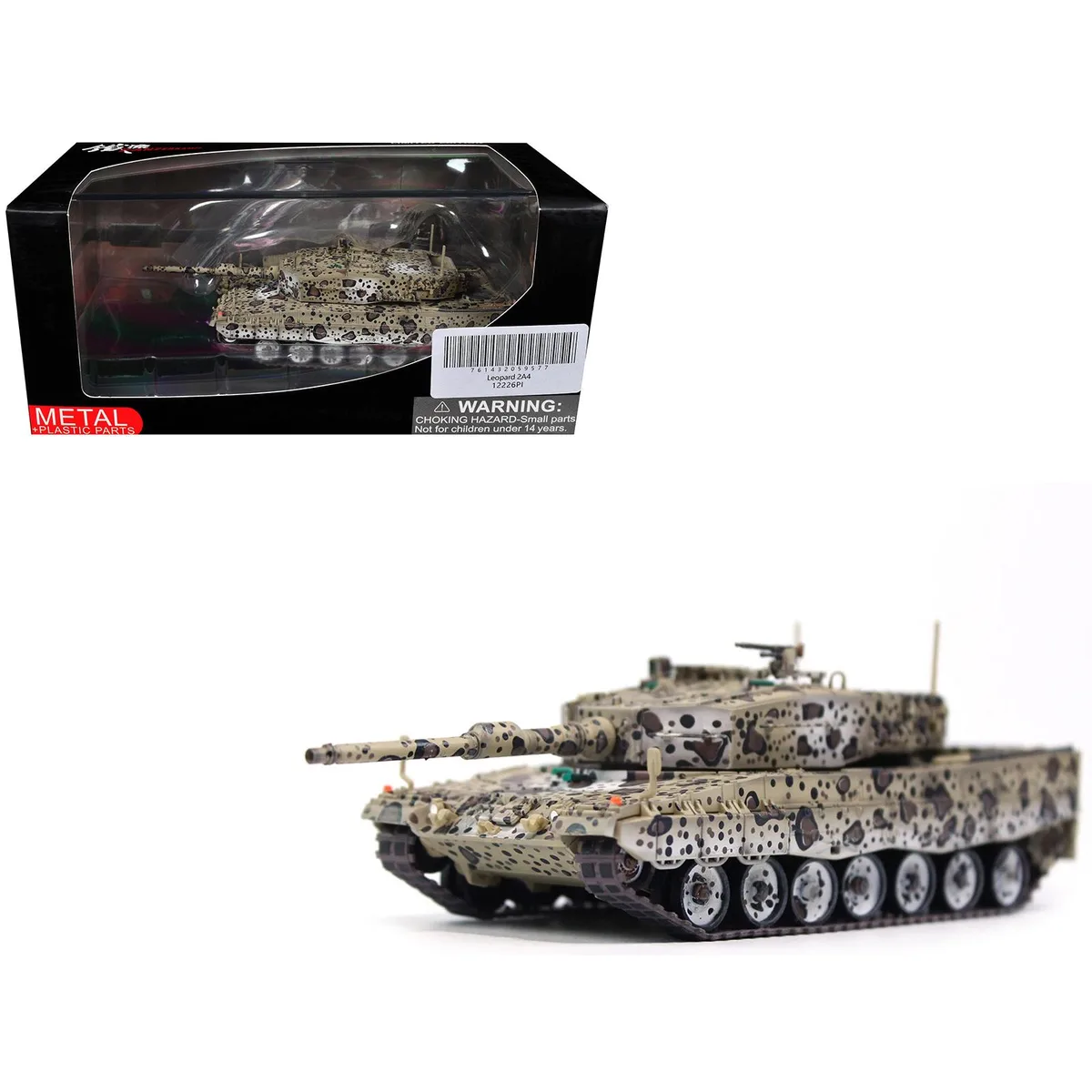 Panzerkampf Panzerkampf Leopard 2A4 Jaguar Scheme Austrian Army Armor Premium 1/72 Diecast — product photo