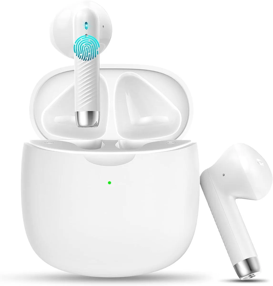 KEHIPI KEHIPI Wireless Earbuds Bluetooth 5.3 White 32H — product photo