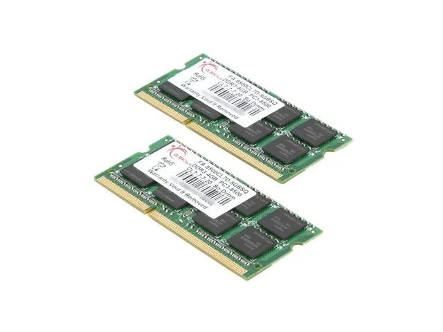 G.SKILL G.SKILL FA-8500CL7D-8GBSQ 8GB (2 x 4GB) DDR3 1066 SO-DIMM memory upgrade — product photo