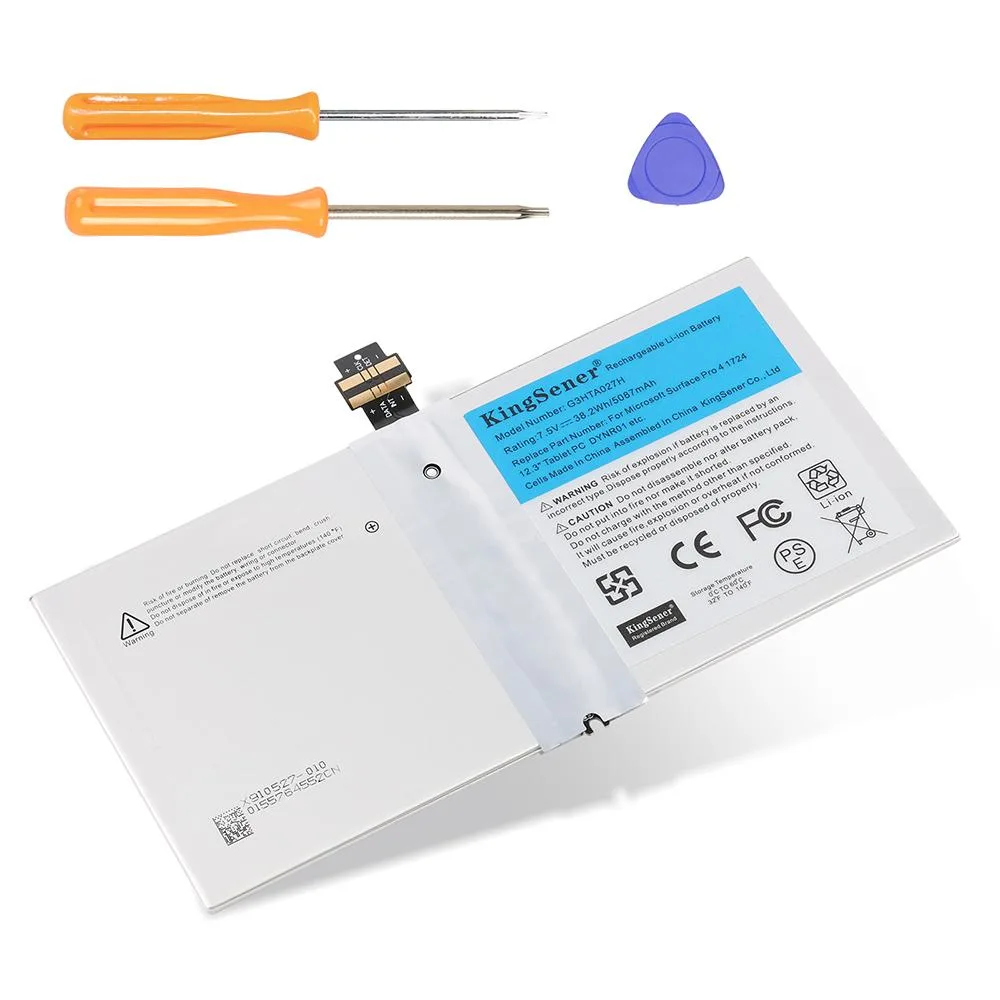 KingSener KingSener G3HTA027H 38.2WH 7.5V 5087mAh laptop battery for Microsoft Surface Pro 4 1724 12.3 — product photo