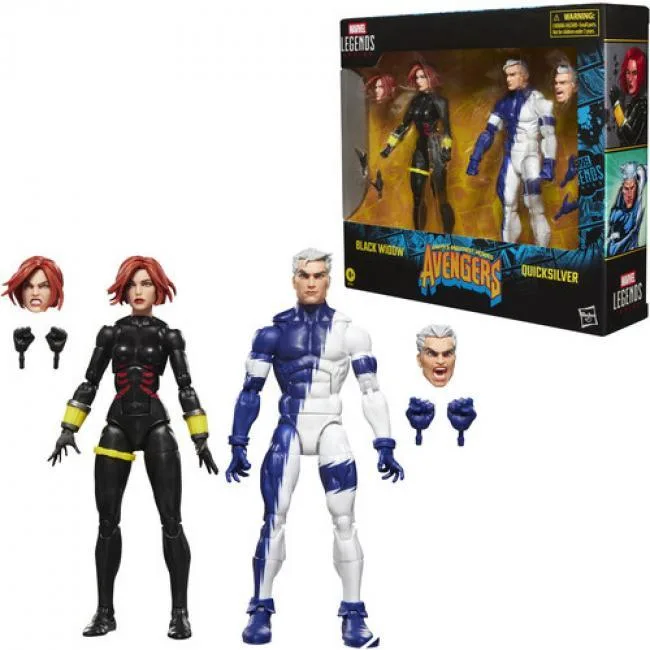 Marvel Marvel G21225L00 Black Widow &amp; Quicksilver 2-Pack action figure — product photo