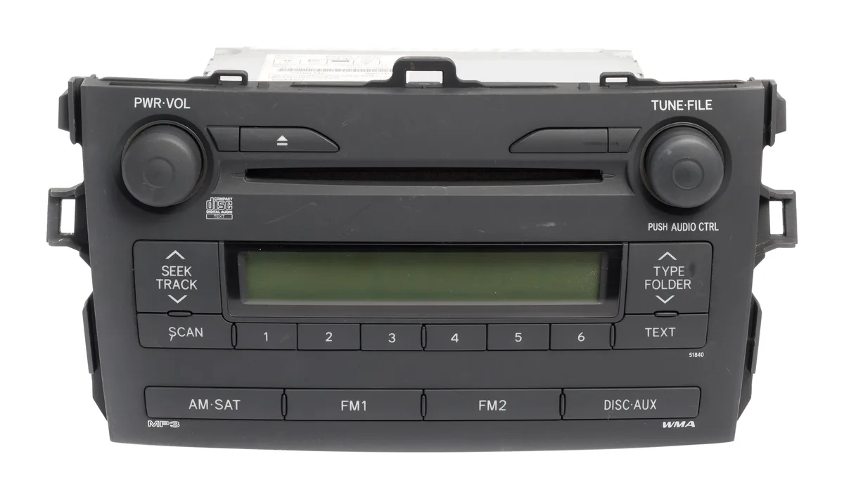 1 Factory Radio 1 Factory Radio 86120-12B30 receiver for 2009 Toyota Corolla — product photo