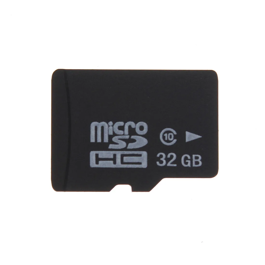Small black Micro SD card with gold contacts, 32GB capacity