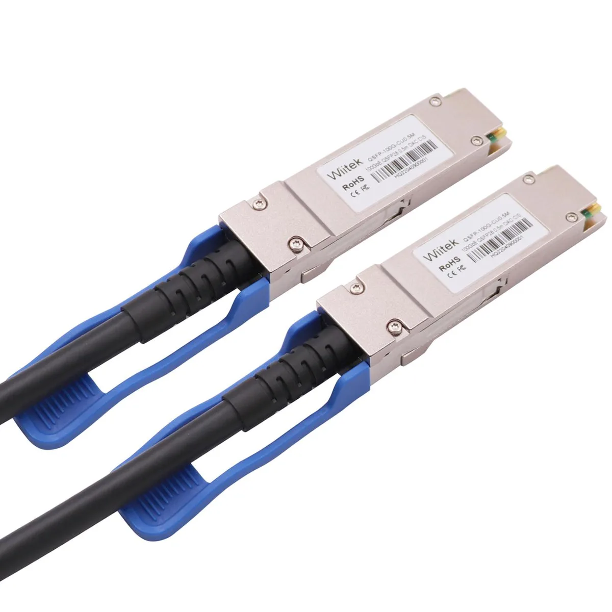 Wiitek Wiitek 100GbE QSFP28 DAC Twinax Cable 0.5 m network ethernet cable — product photo