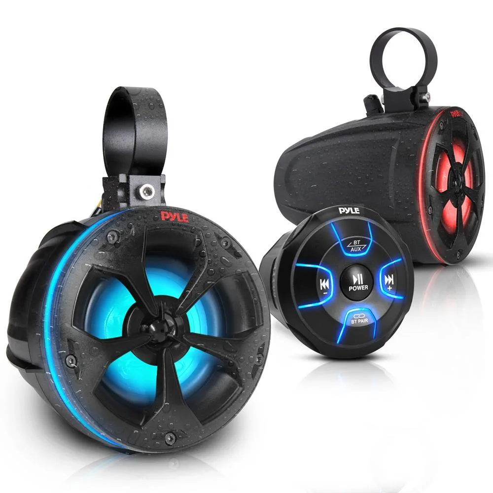 Pyle Pyle PLUTV48KBTR 4" Waterproof Off-Road RGB Speakers 800W car electronics accessory — product photo