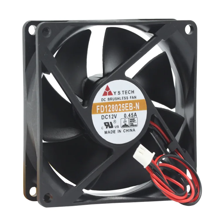 Zyvpee Zyvpee FD128025EB-N 80mm 2-pin case fan — product photo