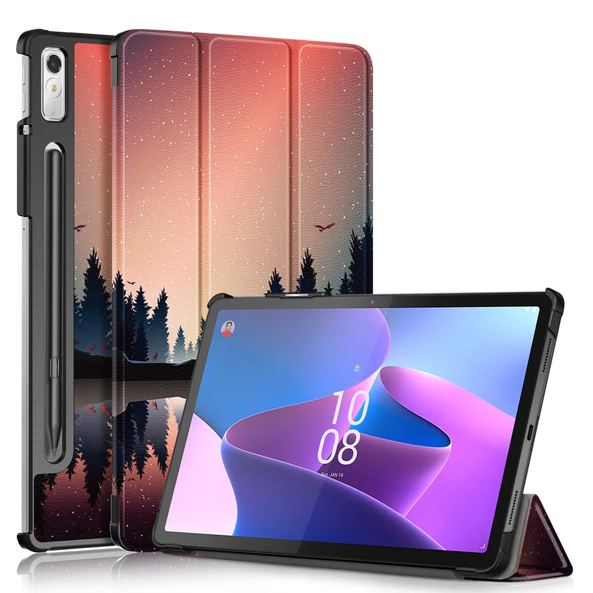 anicestore anicestore Slim Shell Case for Lenovo Tab P11 Pro Gen 2 11.2" Forest Dusk — product photo