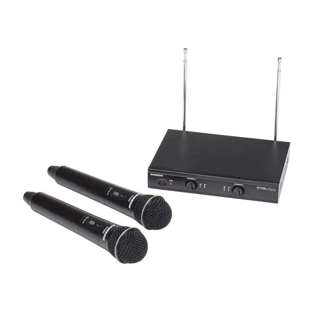LORDWORLD LORDWORLD Stage 200 Dual Channel Handheld VHF Wireless System (Group D) — product photo