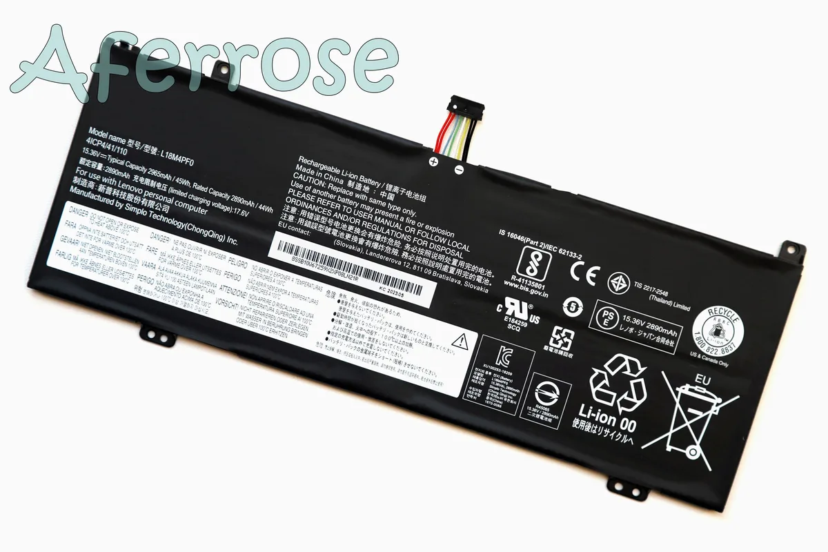 GOLDIX GOLDIX L18C4PF0 L18D4PF0 L18M4PF0 4ICP4/41/110 45Wh laptop battery — product photo