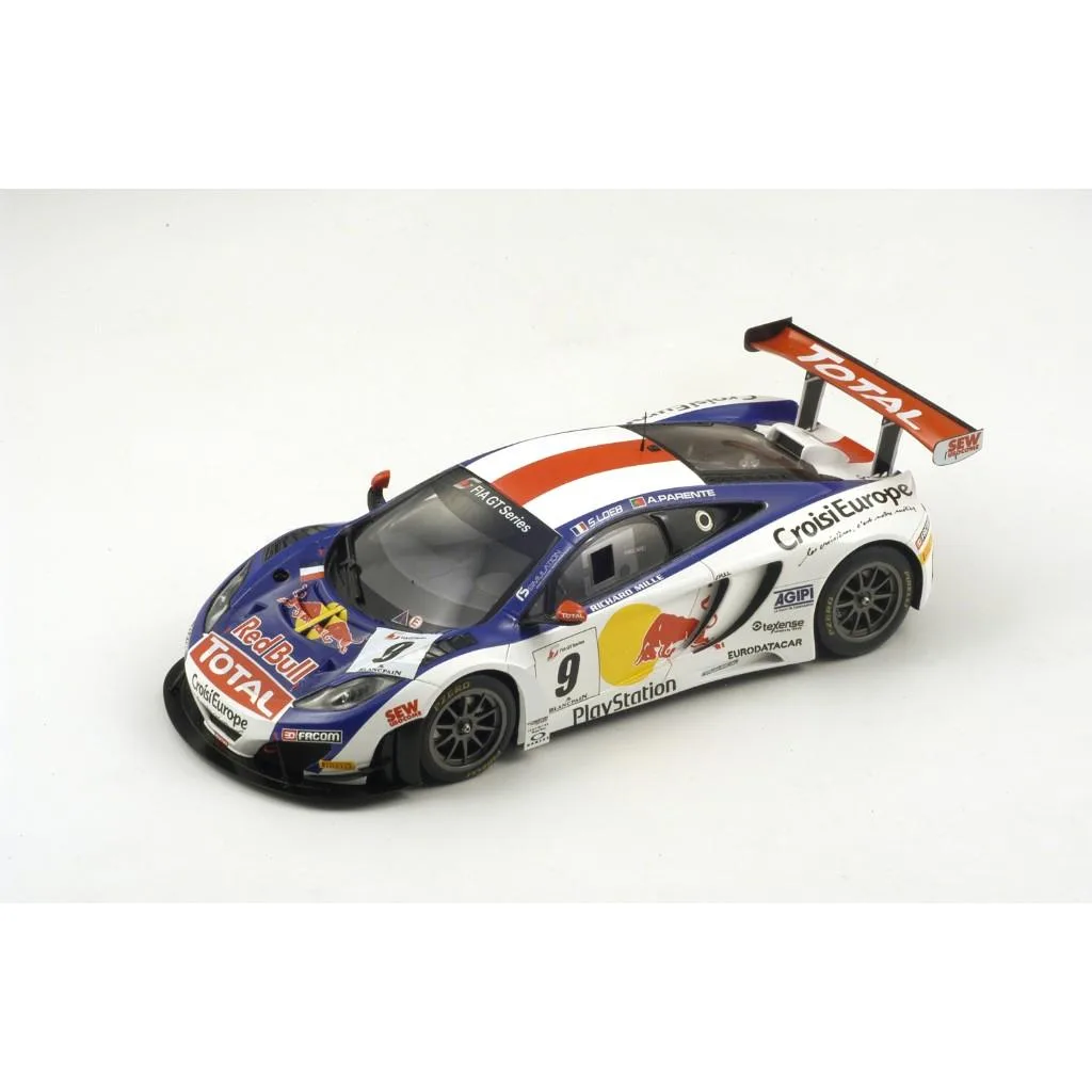 Spark Pub Spark Pub McLaren MP4 #9 12C GT Red Bull Tour 2013 Winner Loeb/Parente Ltd 500 1/18 Vehicle — product photo