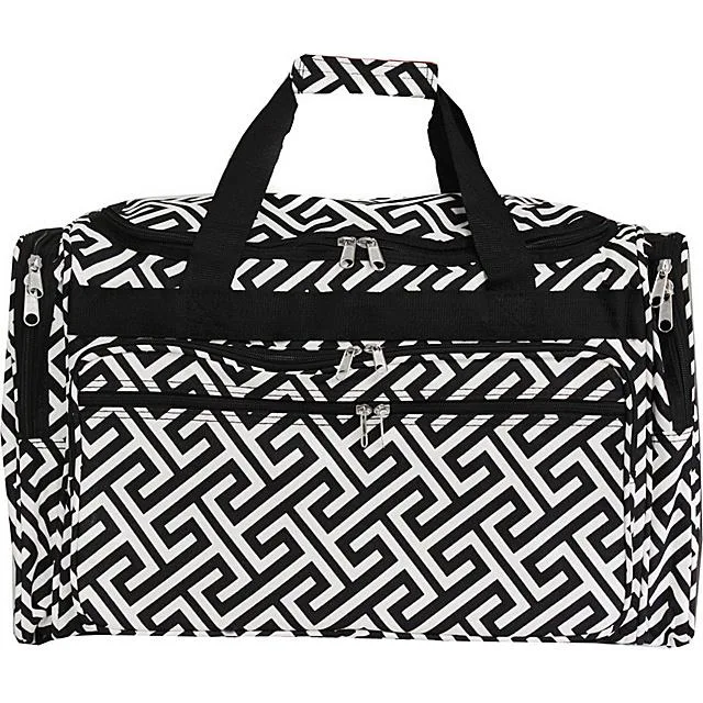 World Traveler World Traveler 81T19 19in Checked Luggage Greek Key — product photo