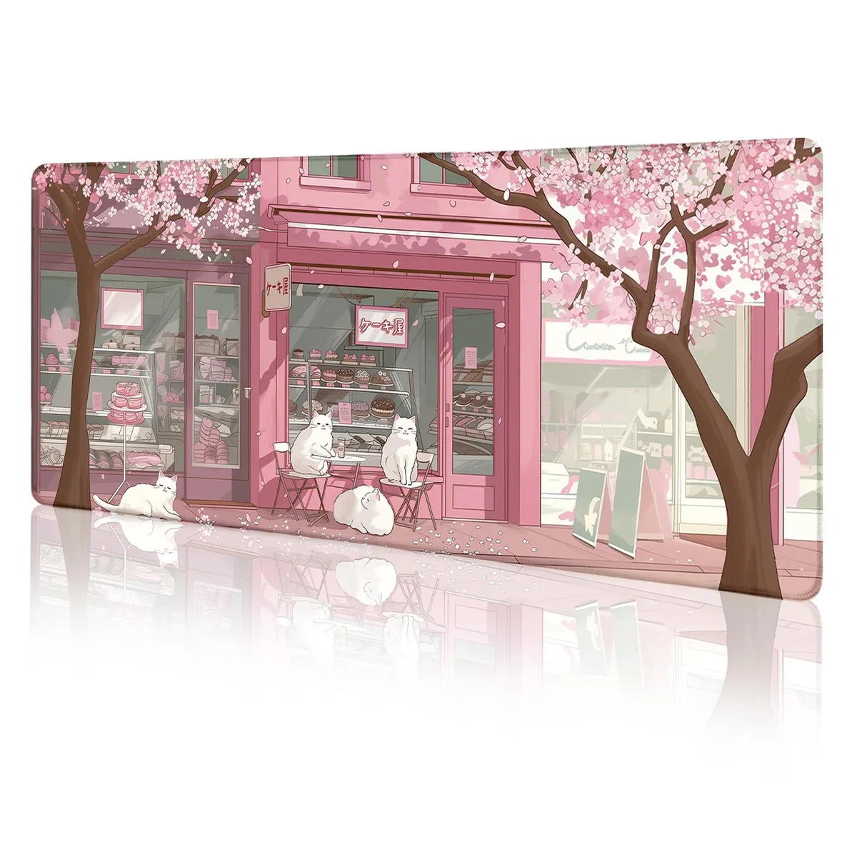  LIMKRIAN J-MOUA163 Mouse Pad Japanese Dessert House 31.5 x 11.8 in — product photo