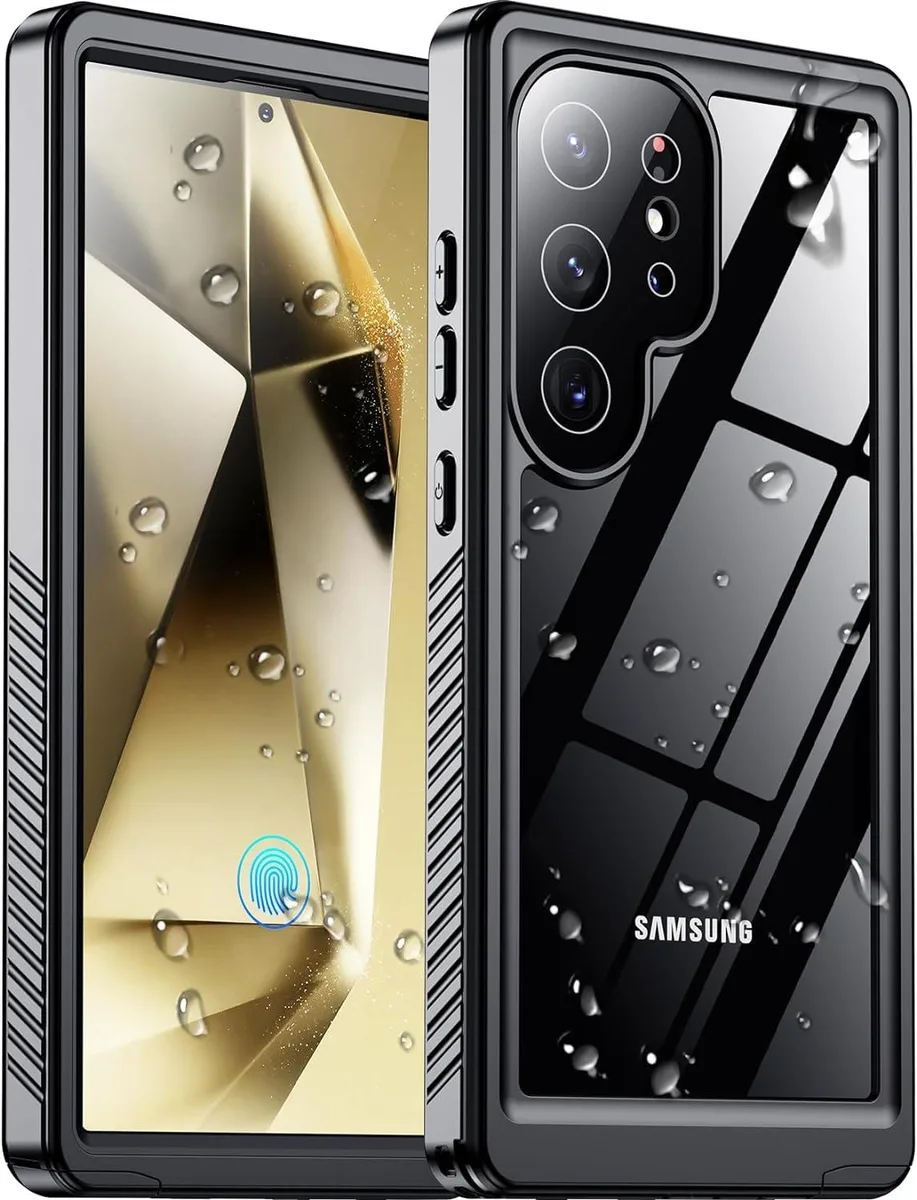 BONAEVER BONAEVER Samsung Galaxy S24 Ultra Waterproof Case Black — product photo