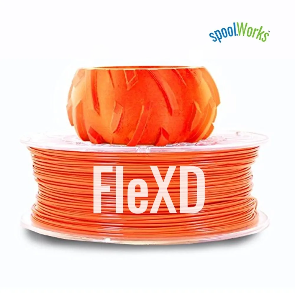 E3D Online E3D Online spoolWorks FleXD TPU Filament 1.75mm 500g Sweet Orange 3D Printers Accessories — product photo
