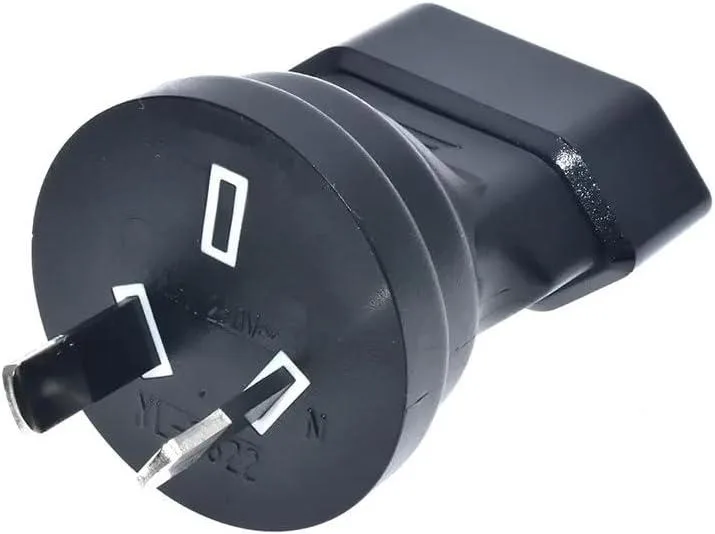 TeKit TeKit AU/NZ AS3112 Male to EU Female Adapter 10A 250V Black — product photo