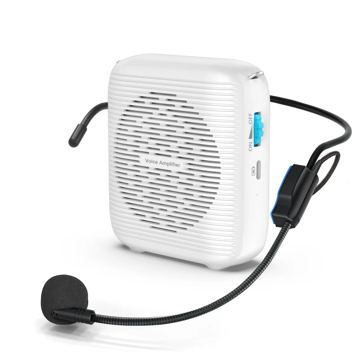  Pyle TP-VA01-P White Portable Voice Amplifier 2500mAh 16h — product photo