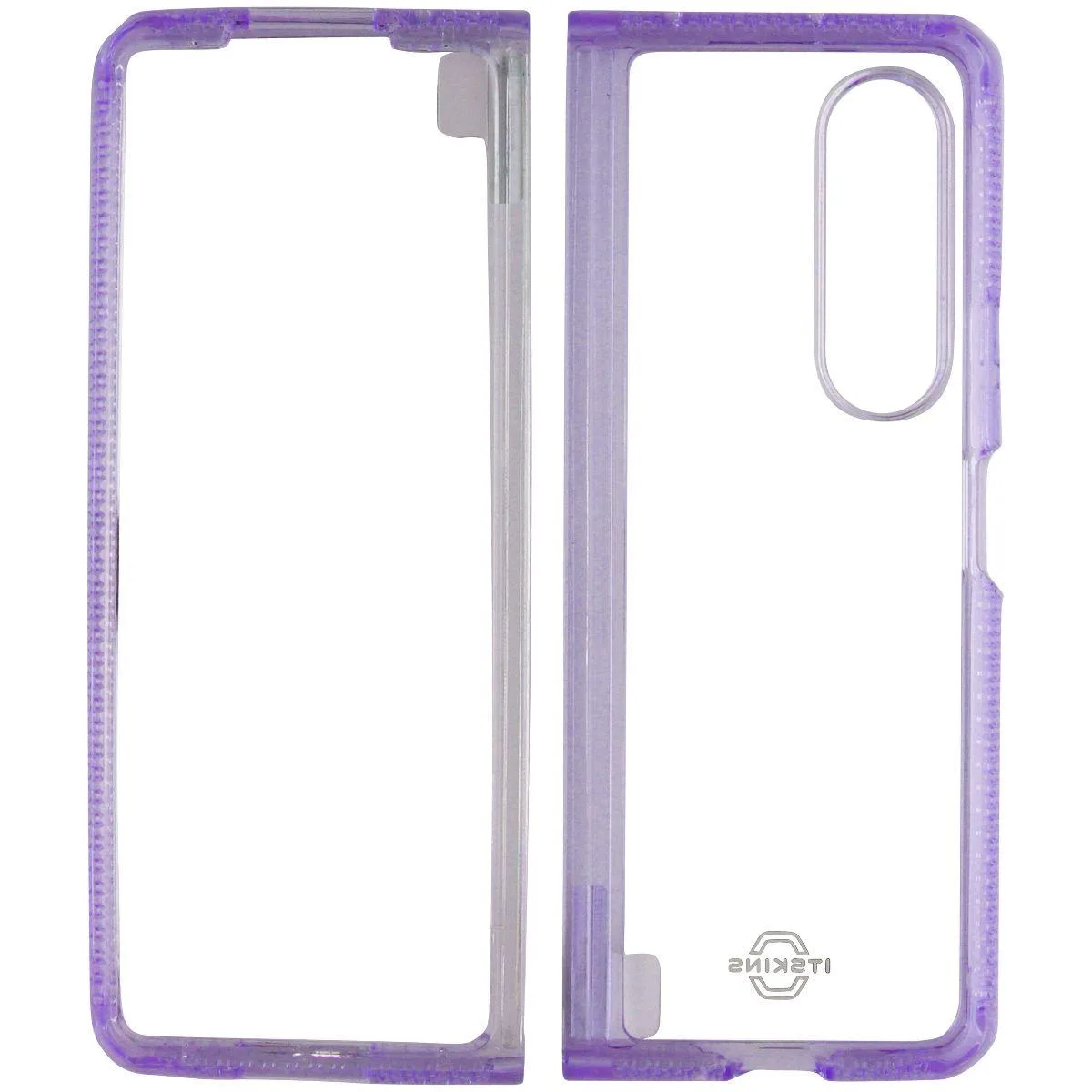 ITSKINS ITSKINS Hybrid R Clear Case for Samsung Galaxy Z Fold3 5G Lavender — product photo