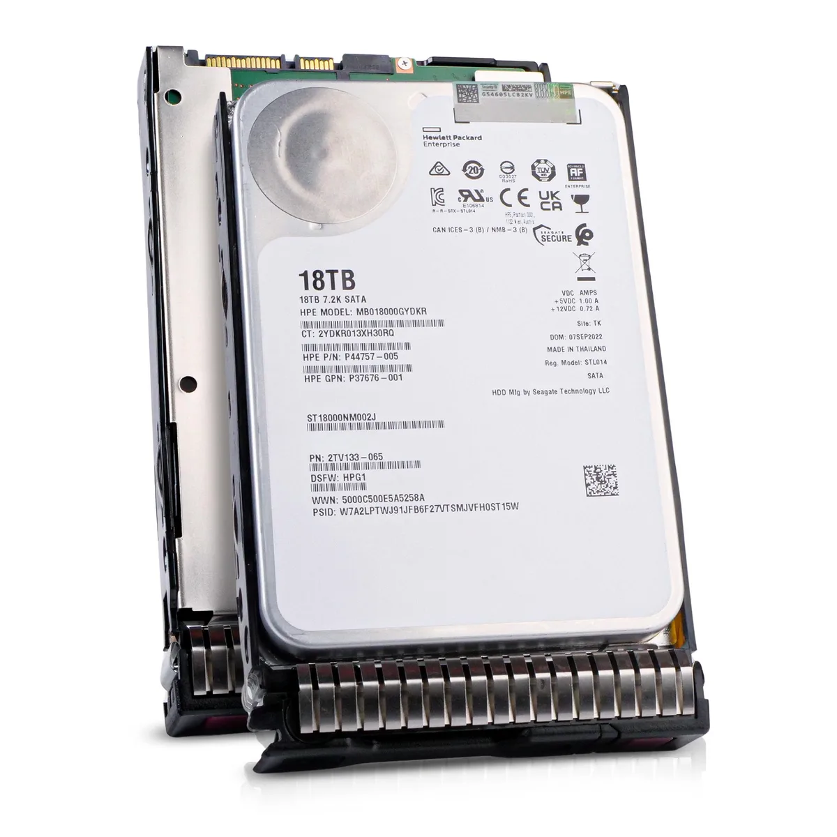 Seagate Seagate P44757-005 18TB 7200 RPM SATA 6.0Gb/s 256MB 3.5in internal hard drive — product photo