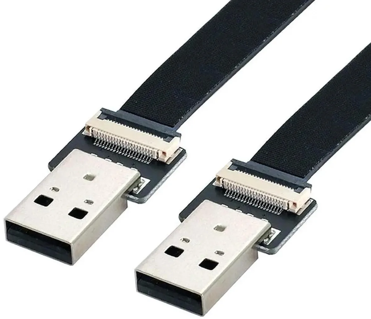 SMUGDESK SMUGDESK 0.5M USB 2.0 Flat Ribbon Flex Cable Male to Male — product photo
